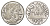 Кобленц 1/2 марки 1921 Funck 80.9A, Men05 4526.18, Men18 5727.18/20 сталь UNC 4637-1135