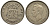 Великобритания 6 пенсов 1945 Георг VI (1936-1952) KM 852, Spink 4084 серебро 4538-615