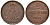 Брауншвейг-Каленберг-Ганновер 2 пфеннига 1856 B, Георг V (1851-1866) KM 217,  AKS 152, J. 84 медь 4142-152
