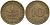 ФРГ 10 ПФЕННИГОВ 1950 F KM 103, J. 378 сталь плакированная латунью 4514-1154