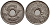 Таиланд 5 сатангов 1926 (2469 год) KM 36 никель 54-1057
