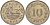 Мальта 10 центов 1972 баржа Великого магистра KM 11 медно-никель 82-316