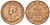 Канада 1 цент 1932 Георг V (1910-1936) KM 28 бронза 206-238