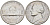 США 5 ЦЕНТОВ 1990 D, ДЖЕФФЕРСОН KM A192 медно-никель 190-152