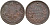 Британская Индия 1/4 анна 1835 с отверстием Британская Ост-Индская компания KM 446.2 медь    4597-116