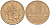 Франция 10 франков 1976 тип Матье KM 940, Le Franc 365.7-8 никель латунь 3855-723