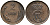 ДАНИЯ 2 ЭРЕ 1874 КРИСТИАН IX (1863-1906) KM 793.1 бронза 28-1015