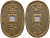 Япония 100 мон 1835-1870 маленькое отверстие (smaller hole) KM 7.2 медь 1521-444
