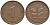 ФРГ 1 пфеннига 1984 F KM 105, J. 380 сталь плакированная медью 99-1259