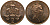 Великобритания 2 пенса 1985 Елизавета II (1952-2022) KM 936, Spink 4376 (C3) бронза UNC 181-626
