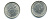 НИДЕРЛАНДЫ 10 ЦЕНТОВ 1958 ЮЛИАНА KM 182 никель UNC 83-961