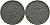 Бельгия 25 сантимов 1917 Belgique - Belgie KM 82 цинк 4135-1057