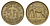 Бельгийское Конго 5 франков 1947 Леопольд III (1934-1951), год-тип KM 29 латунь 1518-541
