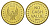 Великобритания игровой жетон No Cash Value 2010 диаметр 25 мм, вес 5,3 гр латунь aUNC 4656-351