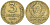 СССР 3 копейки 1943 Федорин 79 алюминиевая бронза 4176-834