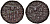Цейлон  1197 Виджая Баху II (Vijiaya Bahu II) Mitchainer NIS 836 медь    1531-222