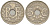 ФРАНЦИЯ 5 САНТИМОВ 1935 ТИП ЛИНДАЙЁ KM 875 медно-никель 3309-1023