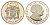 Ямайка 1 доллар 1975 FM, тираж 16.000 экземпляров KM 57 медно-никель PROOF 1529-432