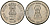 Индия 5 рупий 2001 2600 лет Джина Махавира KM 304 медно-никель UNC 94-316