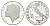 Италия 500 лир 1989 Чемпионат мира по футболу 1990 KM 134 серебро PROOF 1083-3-65