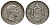Албания 1 франга ари 1935 R, Ахмет Зогу I (1928-1939) KM 16 серебро 441-1624