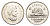 Канада 5 центов 2005 P, Елизавета II (1952-2022), бобр KM 491 сталь плакированная никелем UNC 4639-532