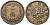 Япония 1 сен 1874 год 7, император Мицухито (Мэйдзи) (1867-1912) KM 17.1 медь 4511-417