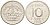Швеция 10 эре 1958 TS, Густав VI Адольф (1950-1973) KM 823 серебро 192-149