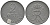 Дания 2 эре 1957 C; S, Фредерик IX (1947-1972) KM 840.2 цинк 34-511