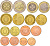 Мальта евронабор из 8 монет 2008 1, 2, 5, 10, 20, 50 евроцентов, 1 и 2 евро UNC 181-1041