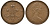 Великобритания 2 пенса 1971 Елизавета II (1952-2022) KM 916, Spink 4235 (C1) бронза 4182-656
