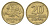 Литва 20 центов 1997 KM 107 никель латунь 4115-941