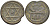 МАРОККО 4 ФАЛУСА 1868 АН1285, МОНДВОР MARRAKESH, Sidi Mohammed IV (1859-1873) KM 166.2 бронза 4526-536