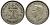 Великобритания 6 пенсов 1945 Георг VI (1936-1952) KM 852, Spink 4084 серебро 4538-557