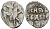 ВЕЛИКОЕ КНЯЖЕСТВО МОСКОВСКОЕ ДЕНГА 1535 - 1547 ИВАН IV ВАСИЛЬЕВИЧ, МОСКОВСКИЙ МОНЕТНЫЙ ДВОР, 0,36 ГР ГиК №48 серебро 262-1218