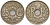 Франция 25 сантимов 1928 KM 867a, Le Franc 171.7 медно-никель 4143-433