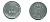 Дания 2 эре 1956 C; S, Фредерик IX (1947-1972) KM 840.2 цинк 80-1154