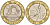 Франция 10 франков 1988 тип гений Бастилии KM 964.1, Le Franc 375.2 биметалл 4597-1134