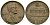 США 1 цент 1964 D, Линкольн KM 201 медь цинк 4136-123