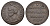 Папская область 2 1/2 байокко 1796 Пий VI (1775-1799) KM 1240 медь 00-810-71
