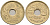 Испания 25 песет 1996 CASTILLA LA MANCHA, Хуан Карлос I KM 962 медь цинк никель 192-437