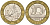 Франция 10 франков 1990 тип Гений Бастилии KM 964.1, Le Frank 375.5 биметалл 4573-1022