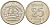 Швеция 25 эре 1955 TS, Густав VI Адольф (1950-1973) KM 824 серебро 116-1146