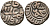 Индия 2 гани 1308 (AH711) Делийский Султанат, Alu ed-din Muhammad Shab II (1295-1315) Goron/Goenka D 233, Mitchiner 2569 биллон 192-936