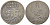 Силезия 1 грош 1754 B, Фридрих II Прусский (1740-1786), вес 0,48 гр., монетный двор Бреслау KM 3, Olding 325 серебро 1517-1233