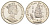 Гибралтар 1 крона 1999 Год Кролика KM 783.1 медно-никель BU 1524-1944