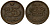 Дания 25 эре 1991 Маргрете II (1972- ) KM 868 бронза 4173-751