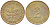ФРГ 2 ПФЕННИГА 1959 G KM 106, J. 381 бронза 3718-356