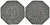 Эшвеге (Пруссия, Гессен-Нассау) 10 пфеннингов ND Funck 121.2, Men18 8712.2 цинк 4169-1117