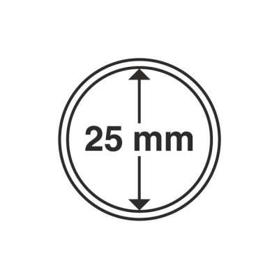 Капсулы круглые – 25 мм, упаковка 10 шт. Leuchtturm. 331675